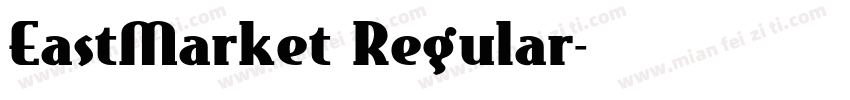 EastMarket Regular字体转换